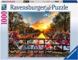 Ravensburger Puzzle 1000 Pezzi, Biciclette ad Amsterdam, Collezione Paesaggi & Foto, Jigsaw Puzzle per Adulti, Puzzle Ravensburger - Stampa di ...