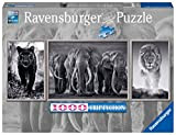 Ravensburger Puzzle 1000 Pezzi per Adulti, Trittico, Animali, Bianco e Nero, Relax, Puzzle Classici, Stampa Qualità