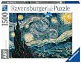 Ravensburger Puzzle 1500 pezzi, Dimensioni Puzzle: 80x60 cm, Collezione Arte, Dipinti, Quadri Famosi, Puzzle Art Collection, Museum, Notte Stellata di ...