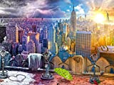 Ravensburger Puzzle 1500 pezzi, Le Stagioni di New York, USA, Viaggi, Travel, City, Puzzles per Adulti, Dimensioni Puzzle: 80x60 cm, ...