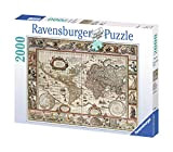 Ravensburger Puzzle 2000 Pezzi, Mappamondo 1650, Collezione Carte e Mappe, Jigsaw Puzzle per Adulti, Puzzles Ravensburger - Stampa di Alta ...