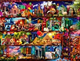 Ravensburger Puzzle 2000 Pezzi, Miracoloso Mondo dei Libri, Collezione Fantasy, Jigsaw Puzzle per Adulti, Puzzle Ravensburger - Stampa di Alta ...