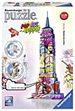 Ravensburger- Puzzle 3D Empire State Building-Pop Art Edition, 216 Pezzi, RAP125562
