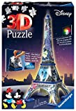 Ravensburger Puzzle 3D, Tour Eiffel Disney, con Luci LED, 216 Pezzi, Età Consigliata 10+, Puzzle Ravensburger Alta Qualità, 12520 3