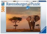 Ravensburger - Puzzle, Elefante Africano, Esclusiva Amazon, 500 Pezzi, Puzzle Adulti, 80509