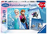 Ravensburger Puzzle, Frozen, Puzzle 3 x 49 Pezzi, Puzzle per Bambini, Puzzle Frozen, Età Consigliata 5+ Anni