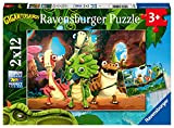 Ravensburger Puzzle Gigantosaurus Puzzle 2 x 12 pz Puzzle per Bambini