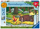 Ravensburger Puzzle Gruffalo, 2 Puzzle di 12 Pezzi, Età Consigliata 3+, Puzzle per Bambini, Stampa di Qualità, 05226 4