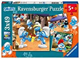 Ravensburger - Puzzle I puffi, Collezione 3x49, 3 Puzzle da 49 Pezzi, Età Raccomandata 5+ Anni