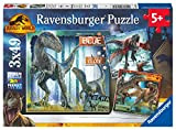 Ravensburger - Puzzle Jurassic World, Collezione 3x49, 3 Puzzle da 49 Pezzi, Età Raccomandata 5+ Anni