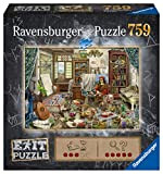 RAVENSBURGER PUZZLE- Künstleratelier Ravensburger Exit Puzzle 16782 – L'artista – 759 Pezzi, Colore Zilver