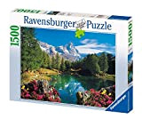 Ravensburger Puzzle Montagna, Lago Alpino Con Cervino, Puzzle 1500 pezzi, Relax, Puzzles da Adulti, Dimensione: 80x60 cm, Stampa di alta ...