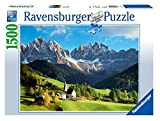 Ravensburger Puzzle Montagna, Veduta Dolomiti, Puzzle 1500 pezzi, Relax, Puzzles da Adulti, Dimensione: 80x60 cm, Stampa di alta qualità, Travel, ...