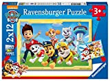 Ravensburger - Puzzle Paw Patrol, 2 Puzzle da 12 Pezzi per Bambini e Bambine a partire dai 3 Anni - ...