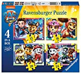 Ravensburger Puzzle Paw Patrol Movie, Puzzle 4 in a Box, Età Consigliata 3+, Puzzle per Bambini, Stampa di Alta Qualità, ...