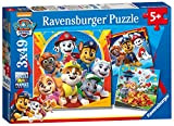 Ravensburger Puzzle Paw Patrol Puzzle 3x49 pz Puzzle per Bambini