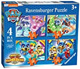 Ravensburger Puzzle Paw Patrol Puzzle 4 in a box Puzzle per Bambini, Esclusivo Amazon
