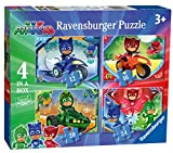 Ravensburger Puzzle Pj Mask Puzzle 4 in a box Puzzle per Bambini