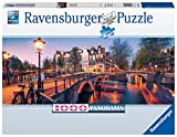 Ravensburger Puzzle, Puzzle 1000 Pezzi, Luci ad Amsterdam, Formato Panorama, Puzzle per Adulti, Puzzle Amsterdam, Puzzle Ravensburger - Stampa di ...