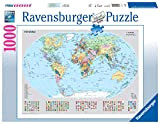 Ravensburger Puzzle, Puzzle 1000 Pezzi, Mappamondo Politico, Puzzle per Adulti, Puzzle Mappamondo, Puzzle Ravensburger - Stampa di Alta Qualità