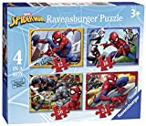 Ravensburger Puzzle, Spiderman, 4 Puzzle in a Box, 12-16-20-24 Pezzi, Puzzle per Bambini, Puzzle Spiderman, Età Consigliata 3+ Anni