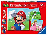Ravensburger - Puzzle Super Mario, Collezione 3x49, 3 Puzzle da 49 Pezzi, Età Raccomandata 5+ Anni