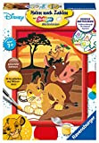 Ravensburger Spieleverlag König der Löwen Lion King Dipingere con i Numeri, Multicolore, 27786