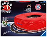 Ravensburger Spieleverlag- Puzzle 3D 216 pièces Stade Allianz Arena illuminé National Soccer Club Notte, Colore Altri, 12530