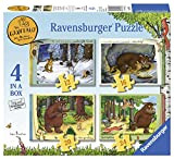 Ravensburger- The Gruffalo, 4 in a Box, Puzzle per Bambini, età 3+, Multicolore, 0, 06916 3