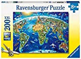 Ravensburger Vista dall'alto Puzzle per Bambini, Multicolore, 200 Pezzi, 12722