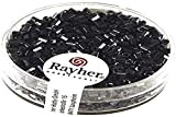 Rayher 1430123 - Perline in Vetro, 2 x 2 mm, con Inserto in Argento, Stagno, 16 g, Pietra di Sangue