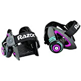 Razor Jetts Heel Wheels roller di colore viola con scintille