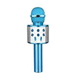 Regalo Bambina 4 5 6 7 8 9 10 11 12 Anni, Bluetooth Microfono Karaoke per Bambini Giocattoli Ragazzo 6-11 ...