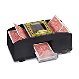 Relaxdays 10020520 - Mescolatore automatico di carte da gioco da 2 mazzi, Per carte da gioco standard fino a 9 ...