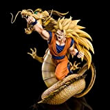 REOZIGN Figura Dragon Ball, Super Saiyan Goku Personaggio Figura PVC Statua 20 cm/7,9 pollici Dragon Fist Goku Action Figure Dragon ...