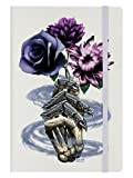 Requiem Blocco note A5 copertina rigida Death's Bouquet in crema 14 x 21 cm