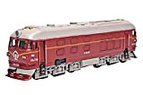 Retro Treni Modello Train Toy Simulation Locomotiva Bambini Giocattoli Rosso