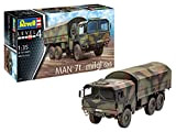 Revell 03291 MAN 7t Milgl Military Truck Model Kit 1:35 Scale 03291-Modellino militare uomo, scala, Colore non verniciato