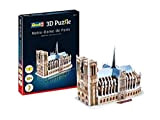 Revell 3D Puzzle- Cattedrale di Notre Dame, Il Cuore di Parigi Scopri Il Mondo in 3D, divertiti per Grandi e ...