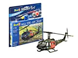 Revell- Model Set Bell UH-1D SAR Kit Modello con Accessori Base, Colore Non Verniciato, 64444