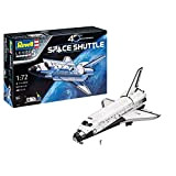 Revell-Revell-05673 Estuche de Regalo Space Shuttle, 40. Aniversario, Modelo con pinturas Base, pegamento y brocha NASA Kit per Modelli, Colore ...
