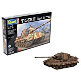 Revell- Tiger II Ausf. B Modello, Scala 1:72, Multicolore, 03129