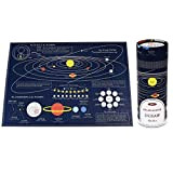 Rex London 28292 - Puzzle, Sistema Solare, Scatola Tubo Multicolore