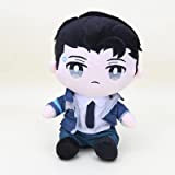 RITEE Detroit Become Human Peluche Giocattolo，28cm/11in Anime Action Figure，Cosplay Doll Cuscino Peluche Giocattolo Gioco Cosplay Prop(Black,28cm)