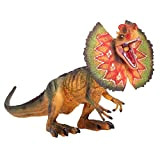 RiToEasysports Dilophosaurus Modello in Plastica PVC Realistico Vivido Non Facile da Sbiadire Giocattolo per Bambini Dilophosaurus Regalo Meraviglioso