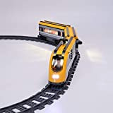Riva776Yale Kit di illuminazione per Lego City Trains Treno Passeggeri, Set di Luci Compatibile con Lego 60197 (Non Incluso Set ...