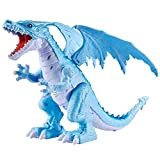 ROBO ALIVE Ruggente Esplosivo di Ghiaccio (Drago Blu) Dragon Giocattolo robotico Alimentato a Batteria, Colore, 7115B