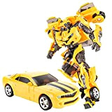Robot dell'automobile deformato, Robot dell'automobile dei Giocattoli di trasformazione, Giocattolo di Figura di Azione trasformabile per i Regali dei Bambini-Yellow ...
