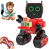 Robot di Controllo Remoto RC per Bambini, Giocattolo di Robotica di Controllo del Suono Touch Ricaricabile, Kit di Robot Educativi ...