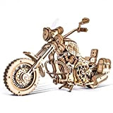 ROBOTIME LK504 Moto Puzzle 3D Modelli In Legno Kit Da Costruire Per Adulti Bici Meccanica Fai-Da-Te Veicolo In Movimento Modello ...